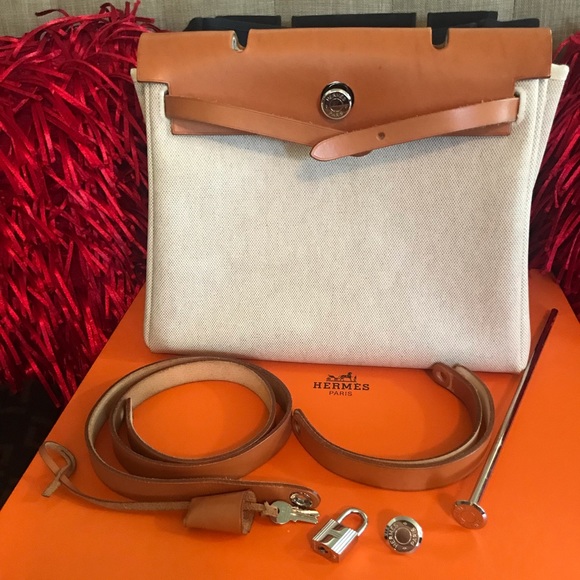 Hermes Herbag Pm with change bag - Picture 2 of 16